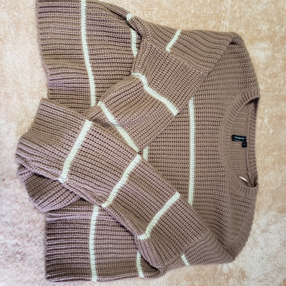 Moon & Madison Stripped Sweater, Large